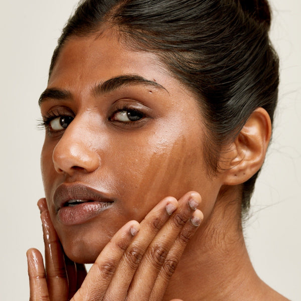 Pai Skincare model using Carbon Star oil