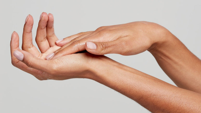 dry hands from washing dishes