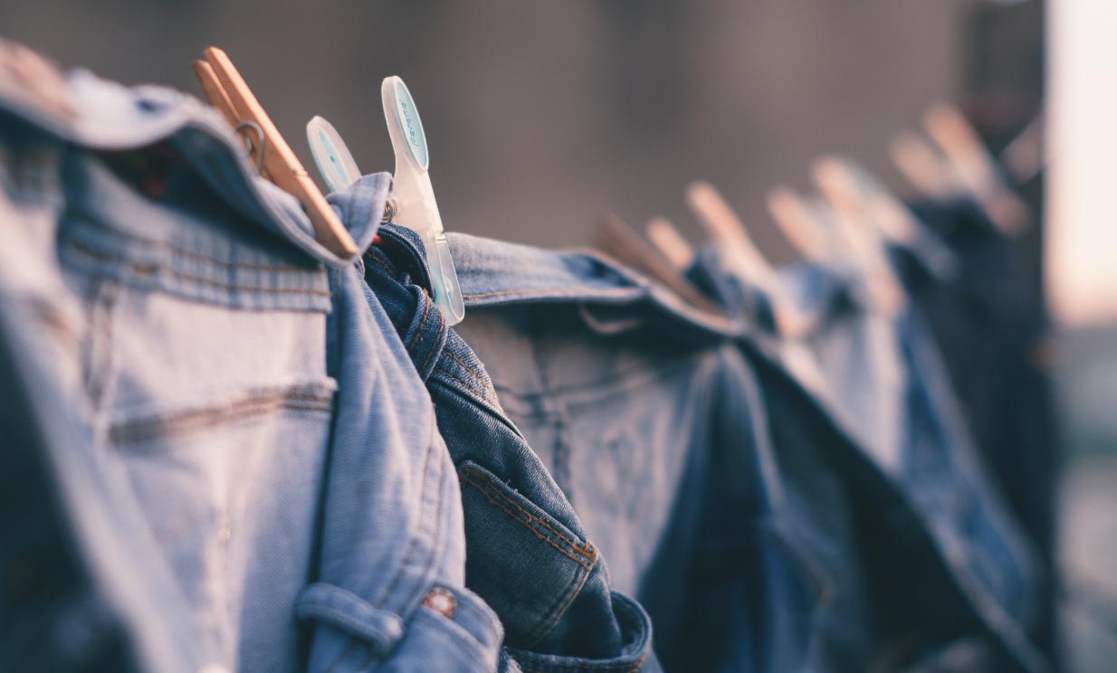 clothes on washing line