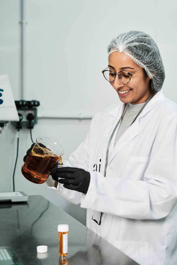 Woman working in Pai Lab