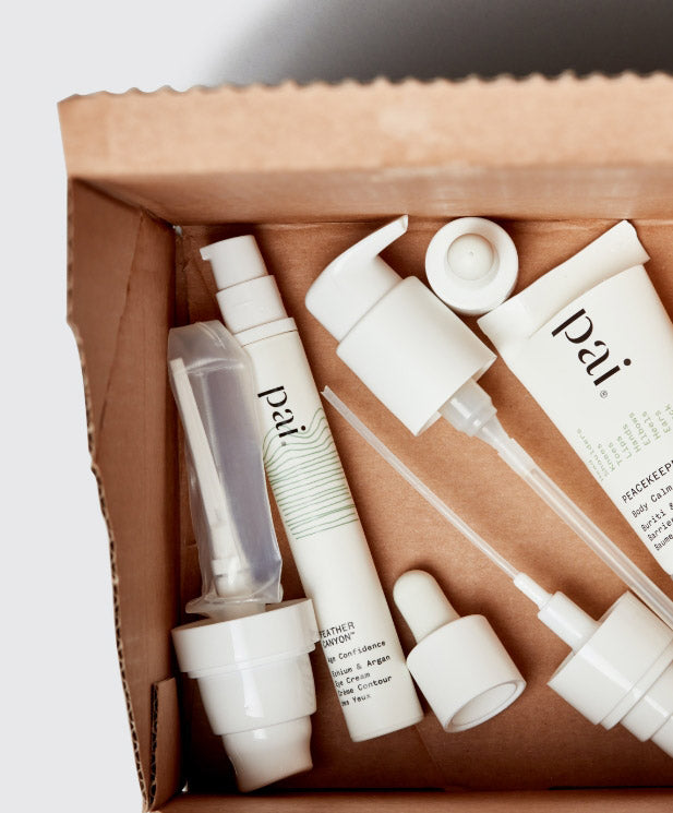 Pai Skincare packaging in a box