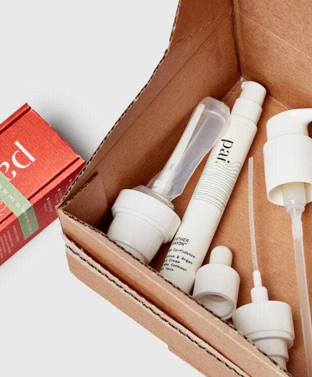 pai skincare recycled packaging